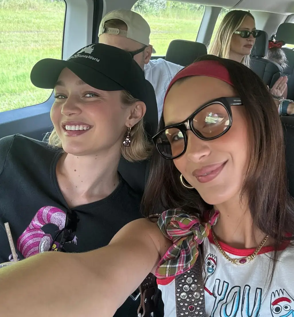 The two Hadid sisters have four other siblings - some better known than others (Instagram/@bellahadid)