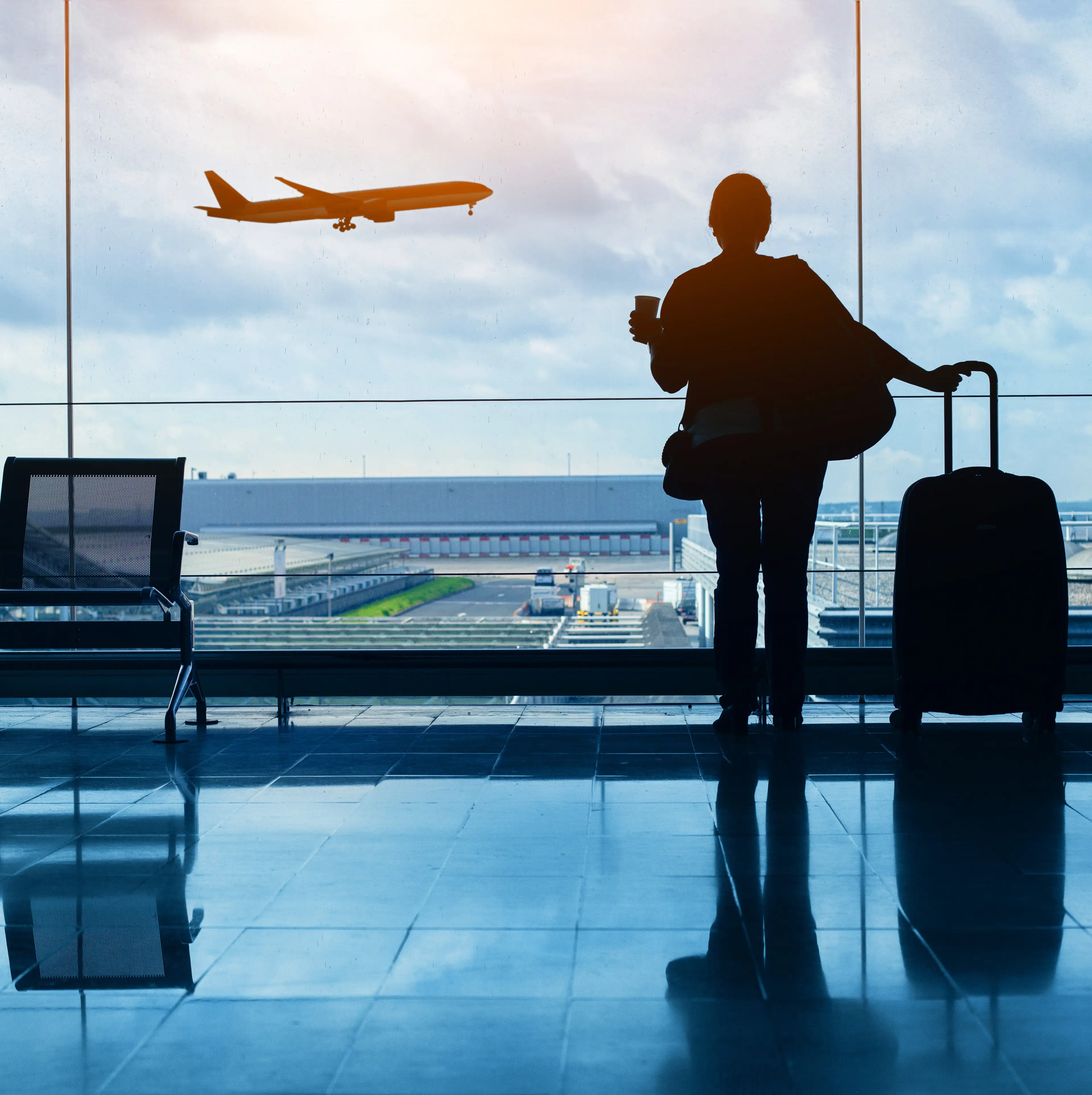 Dunedin Airport has capped hugging at three minutes (Getty stock images)