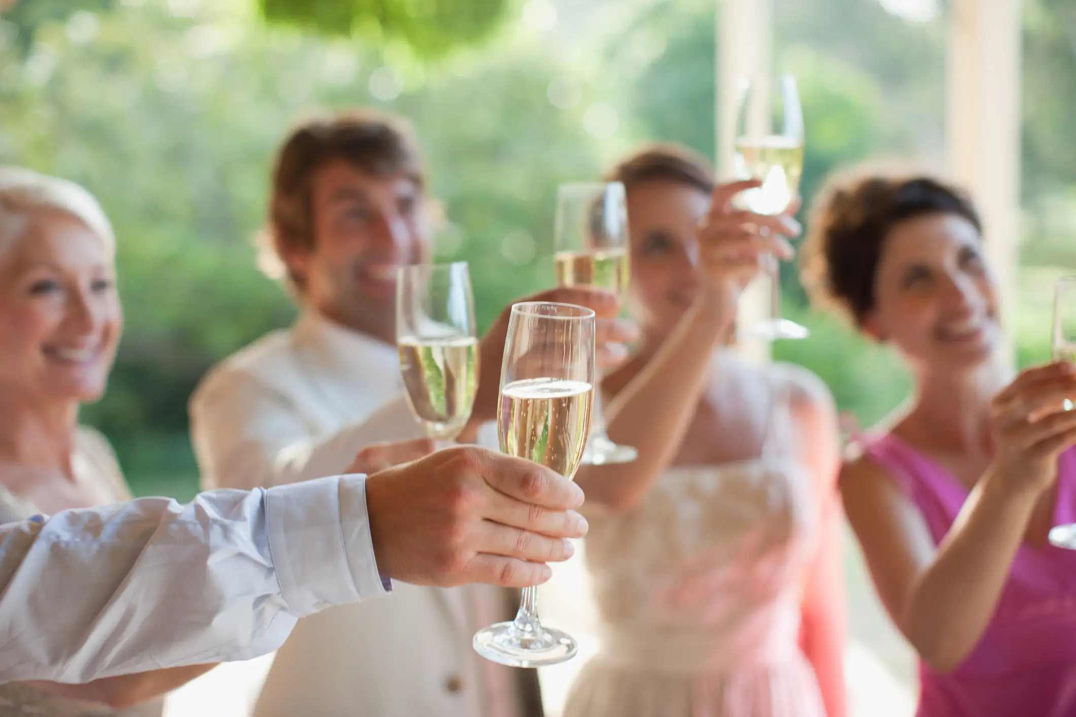 1 in 6 wedding guests admitted to driving in the morning after a night of drinking (Getty stock images)