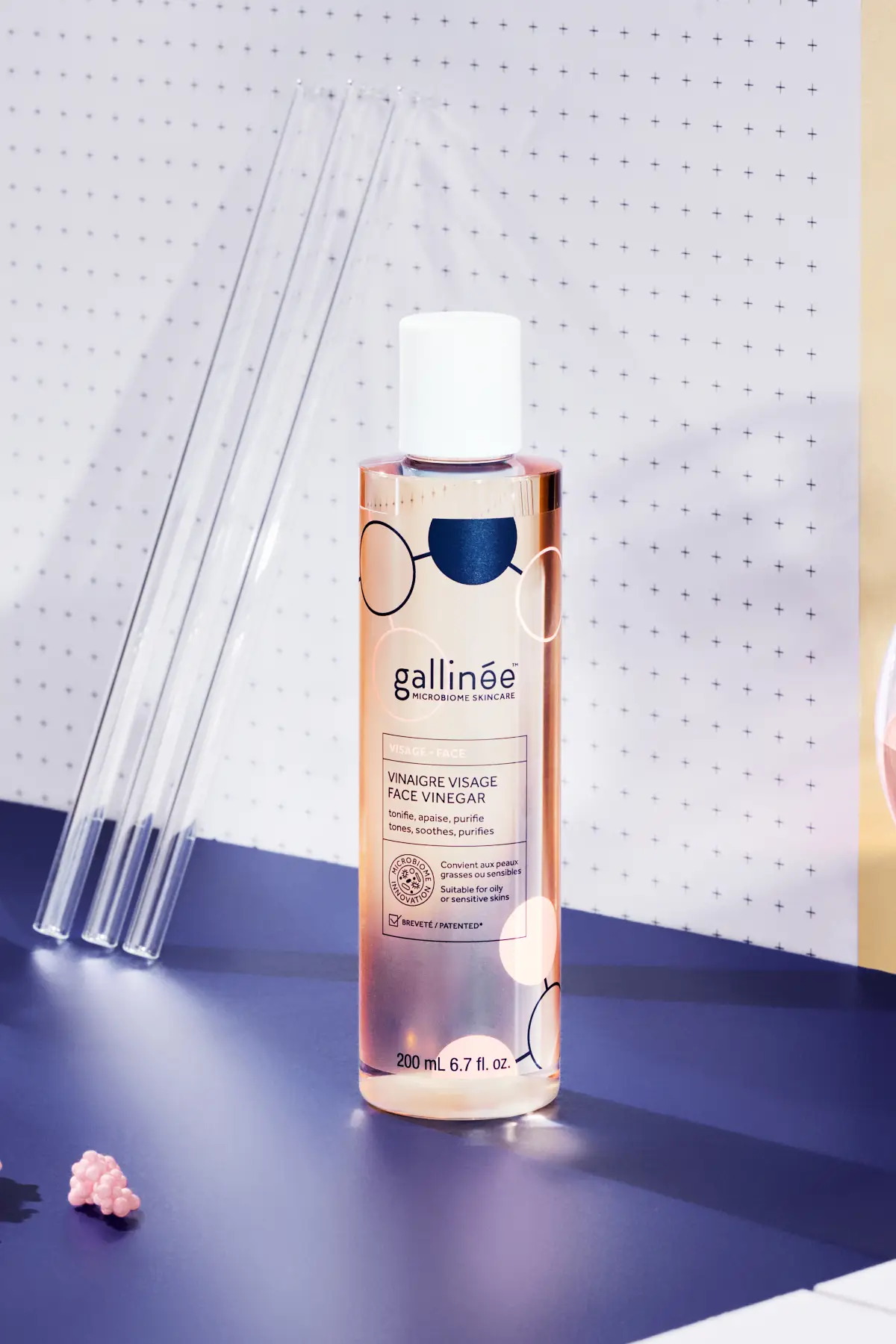 The toner is suitable for several different skin types but works particularly well on acne or blemish prone skin.