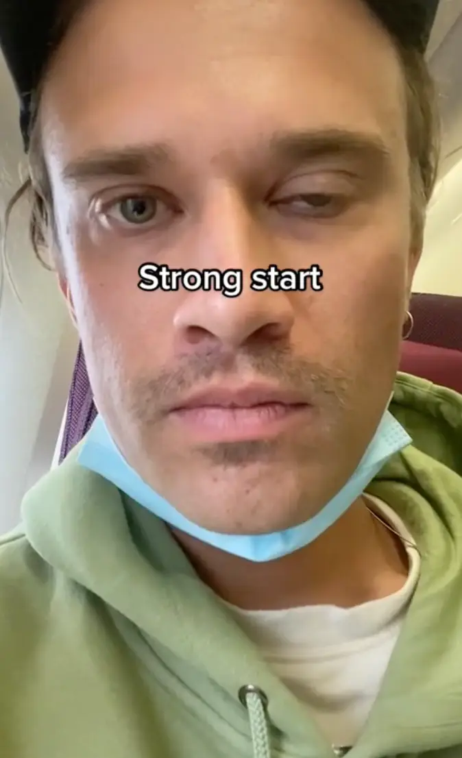 The baby seemed to cry the entire journey.