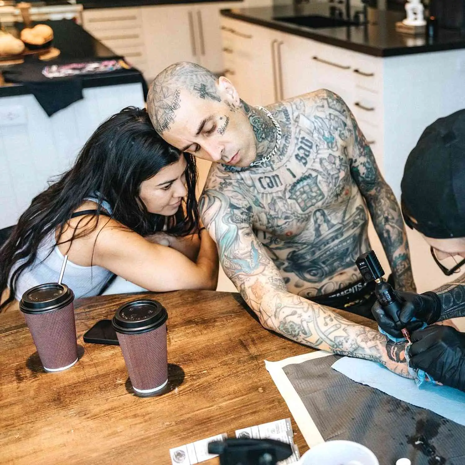Travis Barker and Kourtney Kardashian open up about baby loss in a new documentary (instagram/@travisbarker)