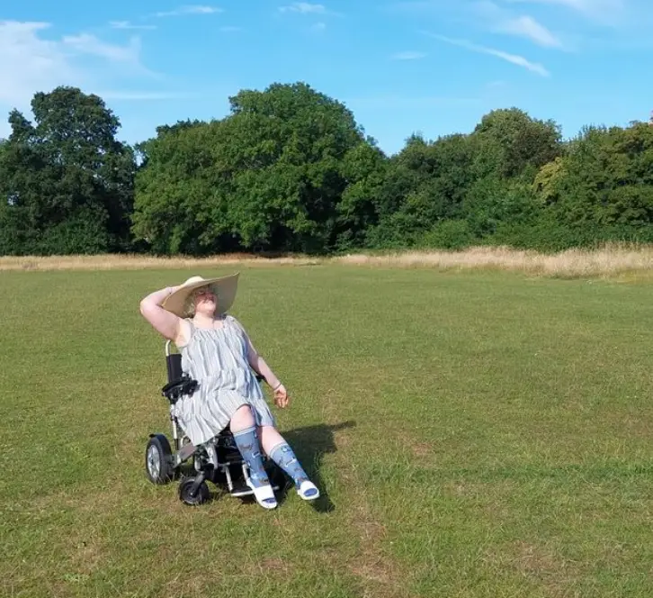 Betty has encouraged others to use mobility aids on Instagram.