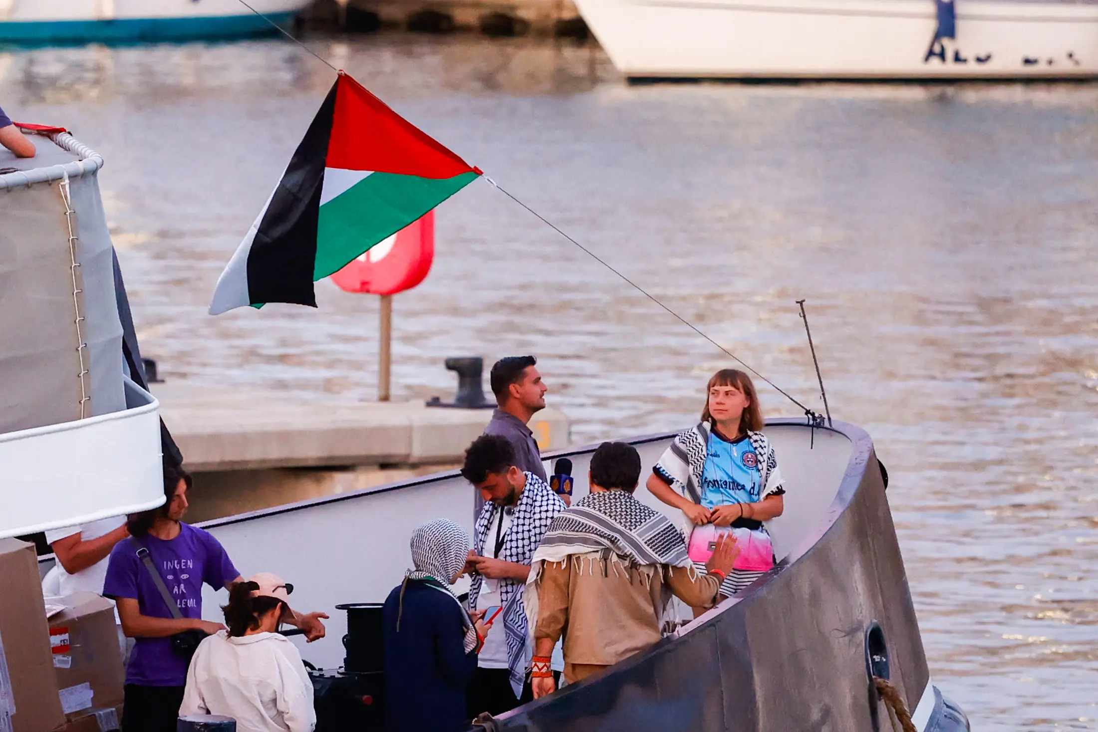 Thunberg was detained whilst attempting to deliver aid to Gaza (Kike Rincon/Europa Press via Getty Images)