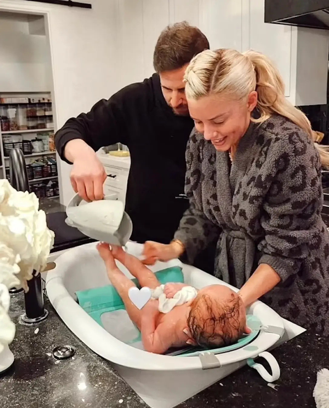 Heather gave birth to Tristan earlier this year. Heather Rae El Moussa/Instagram