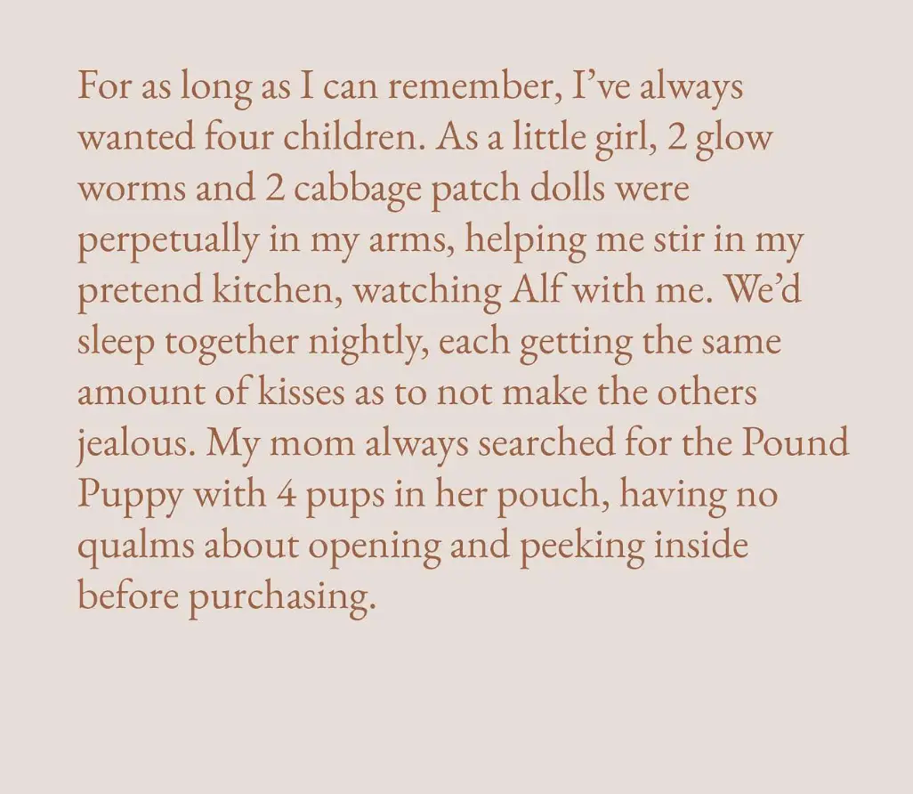 She took to Instagram to share the surrogacy story.