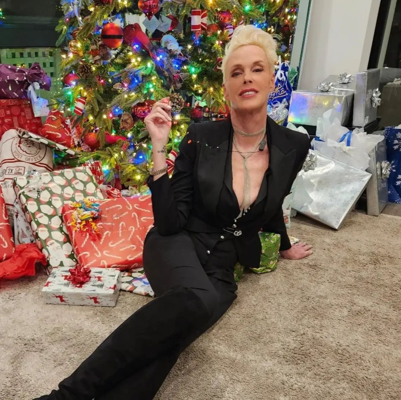 Nielsen became a mum to her youngest child at 55.