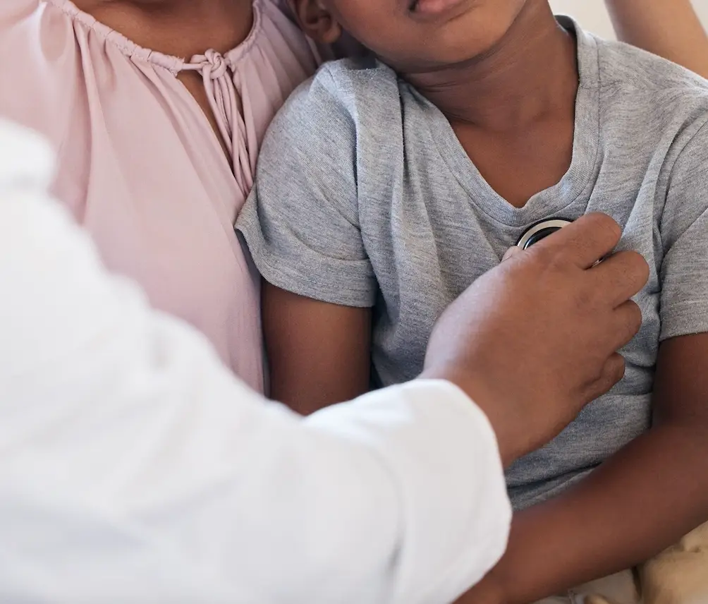 Dr. Opara had to break the news to the girl's parent.