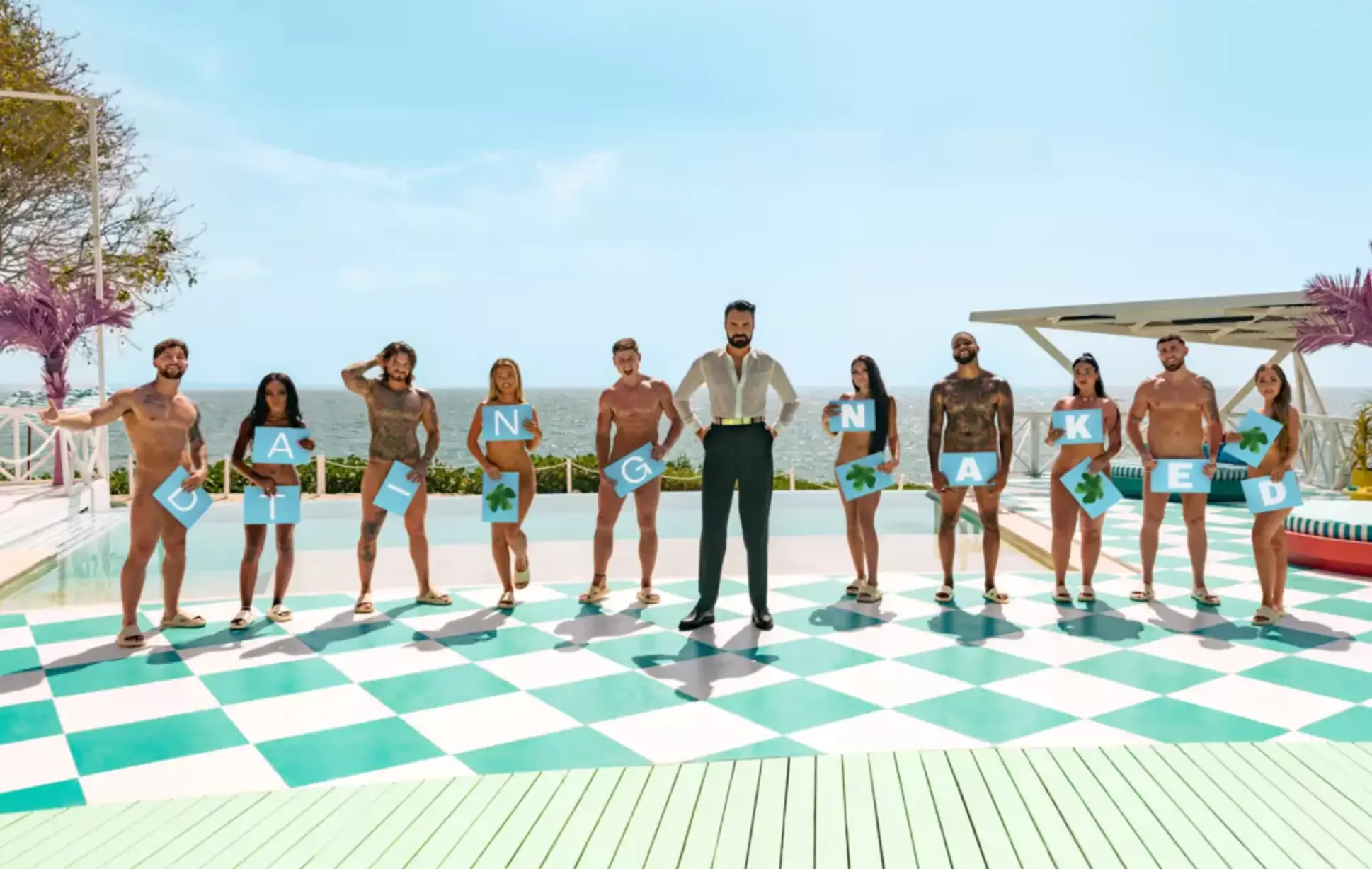 Contestants are totally naked on the show. (Paramount+)