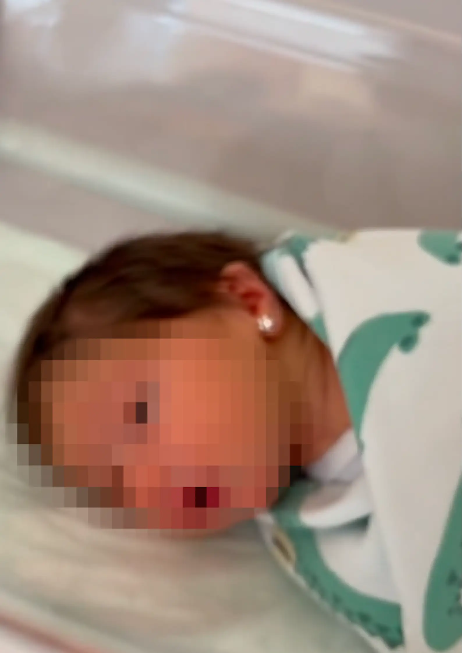 People were divided over this mum's decision to pierce her baby's ears so soon.