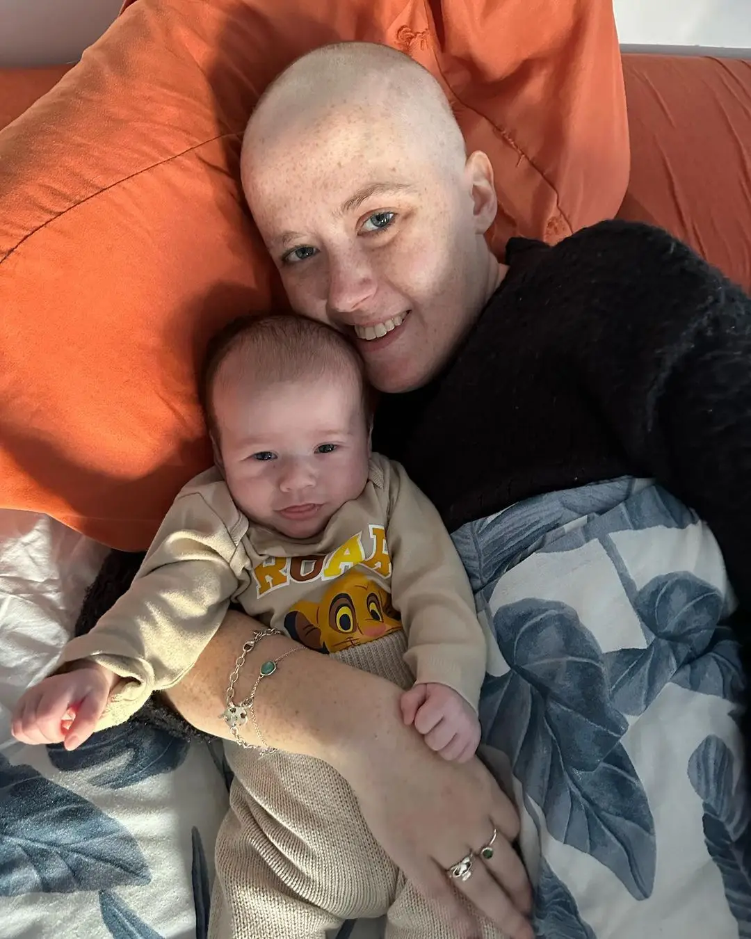 Hannah's partner Tom posted a tribute to his late wife on Instagram.