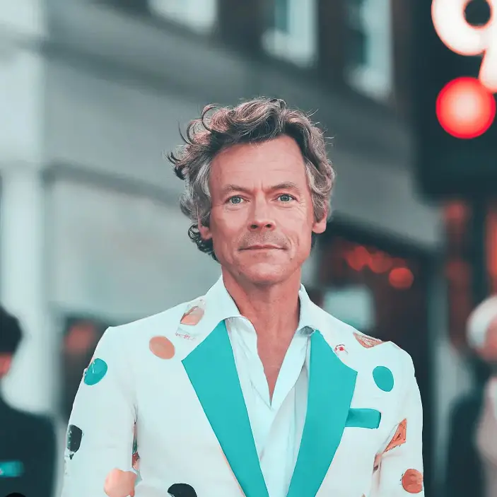Harry Style was one of those turned into a pensioner via AI.