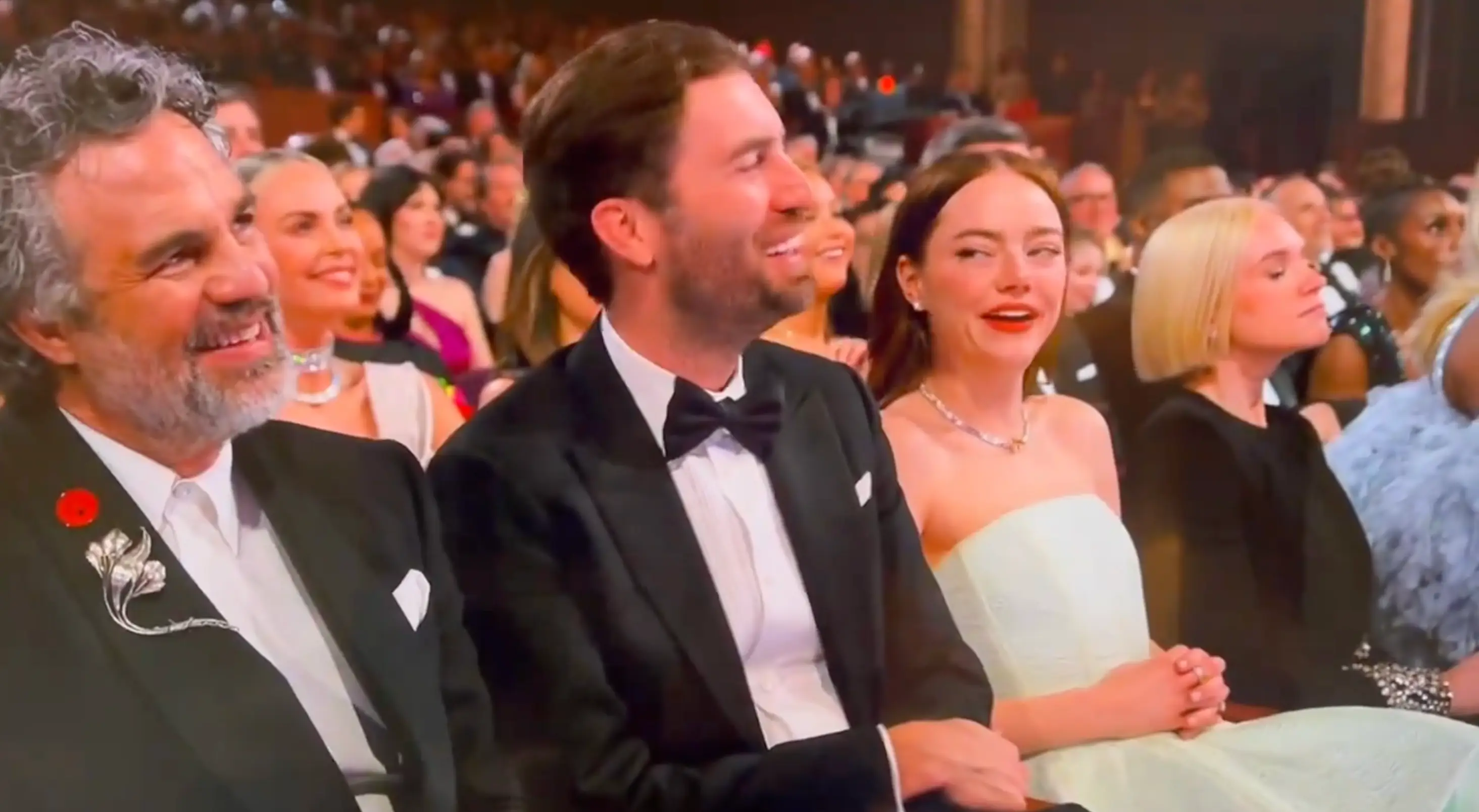 Emma was visibly unimpressed by Jimmy's joke.