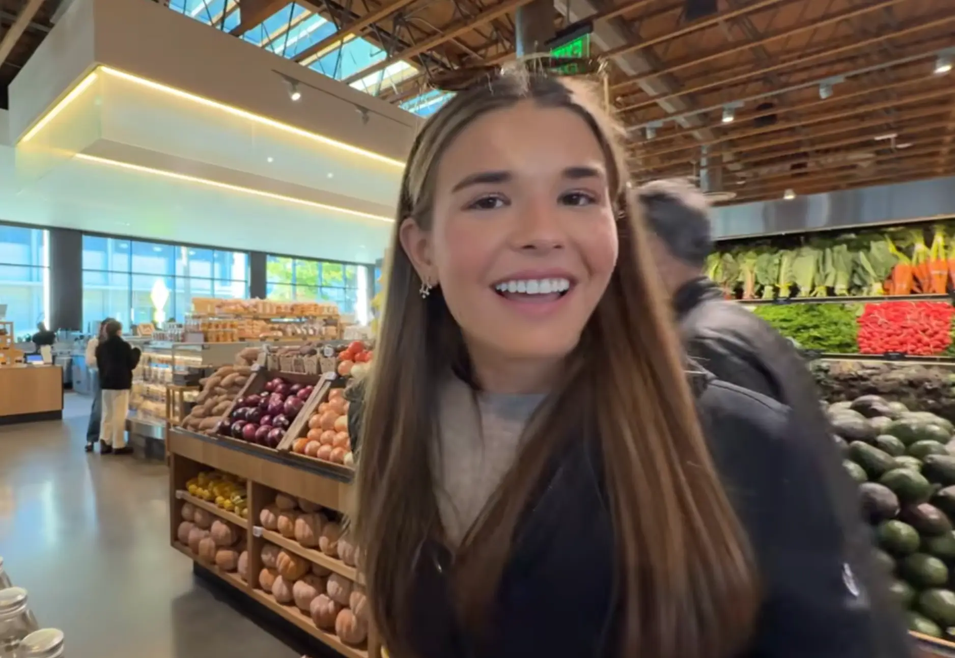 Kai spent $233 in the upmarket grocery store (YouTube/Kai Trump)