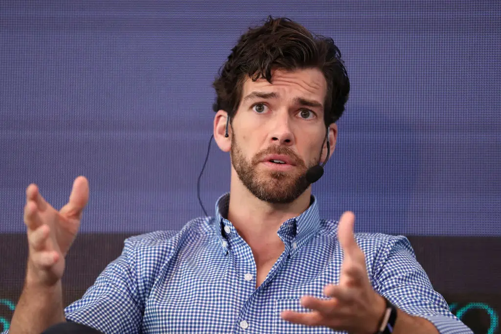 She was rumoured to have a romance with tech CEO Brendan Wallace (Bloomberg/Getty Images)