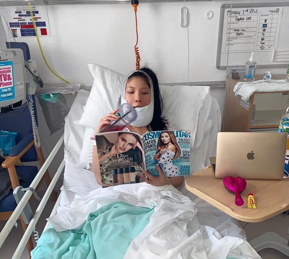 The dancer's ordeal has ultimately helped other people.