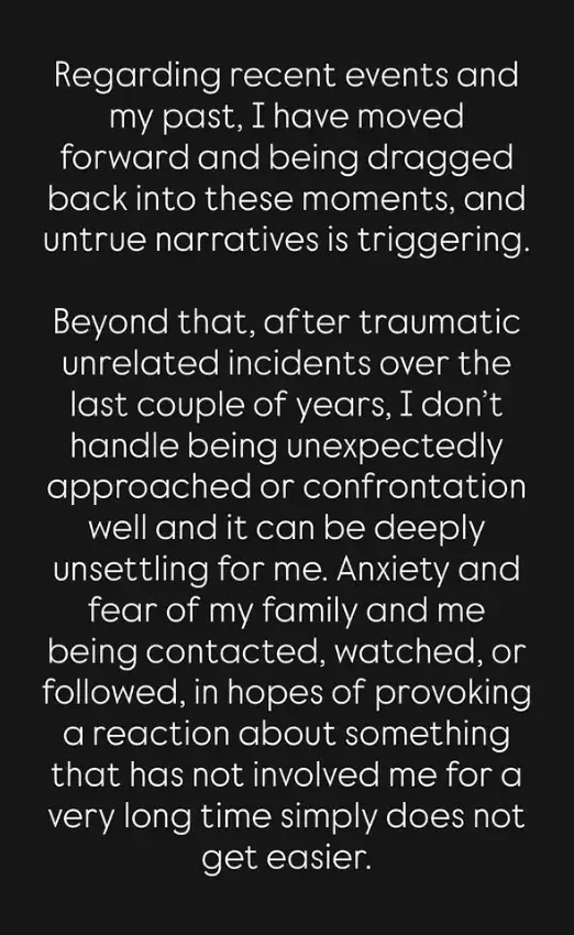 Smith opened up about the 'anxiety' she endured (Instagram/@kristindodsonsmith)