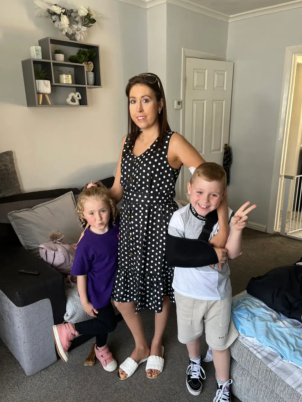 Their children are now being looked after by their grandparents.