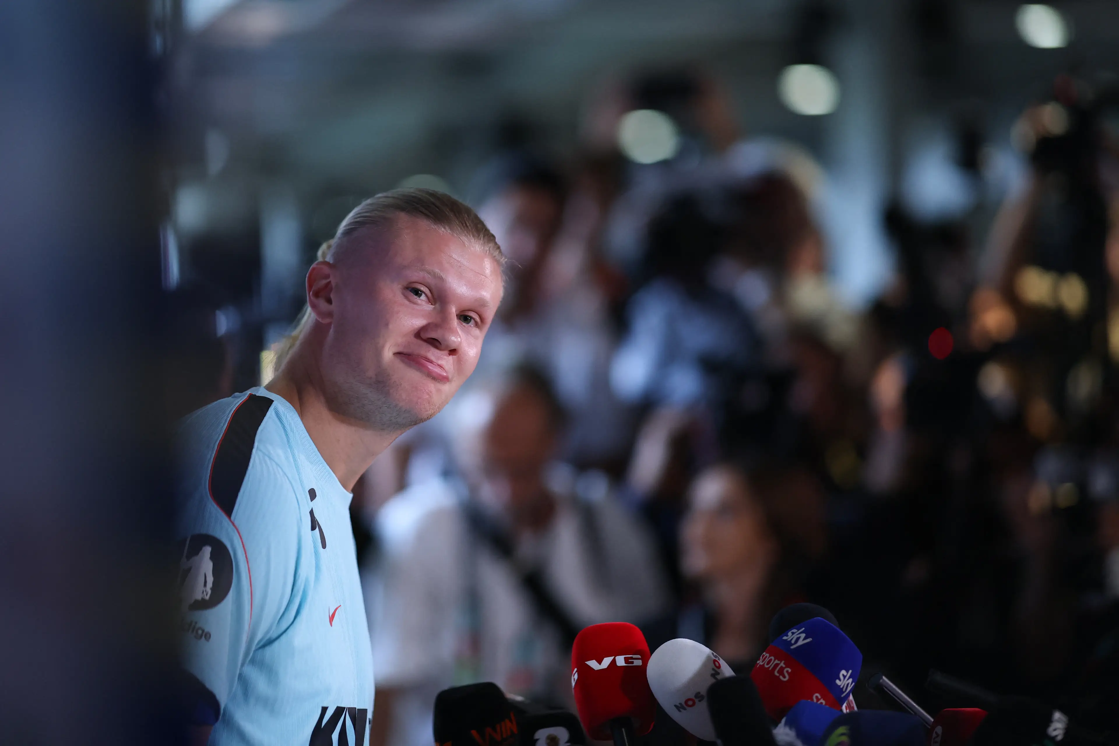 The striker quickly became a favourite to watch during the World Cup. (PATRICIA DE MELO MOREIRA / AFP via Getty Images)