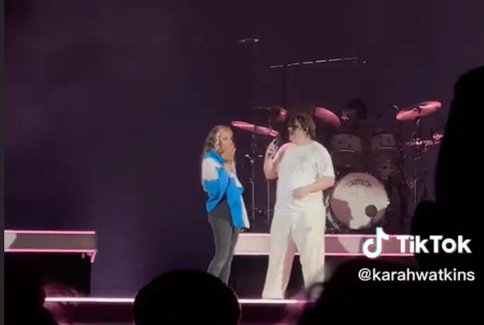 Capaldi brought a woman named Stephanie up on stage.