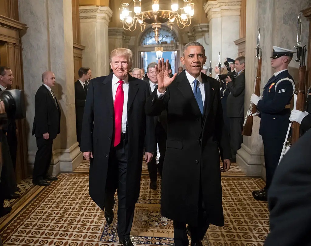 Former US President Barack Obama has called out Donald Trump over his 'strange' obsession with him (Pool / Pool / Getty Images)