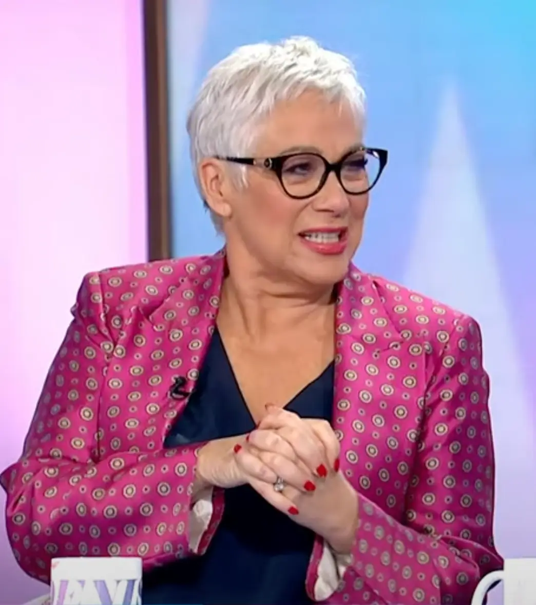 Matty Healy's mum, Denise Welch, addressed the Taylor Swift 'diss track' rumours. (ITV)