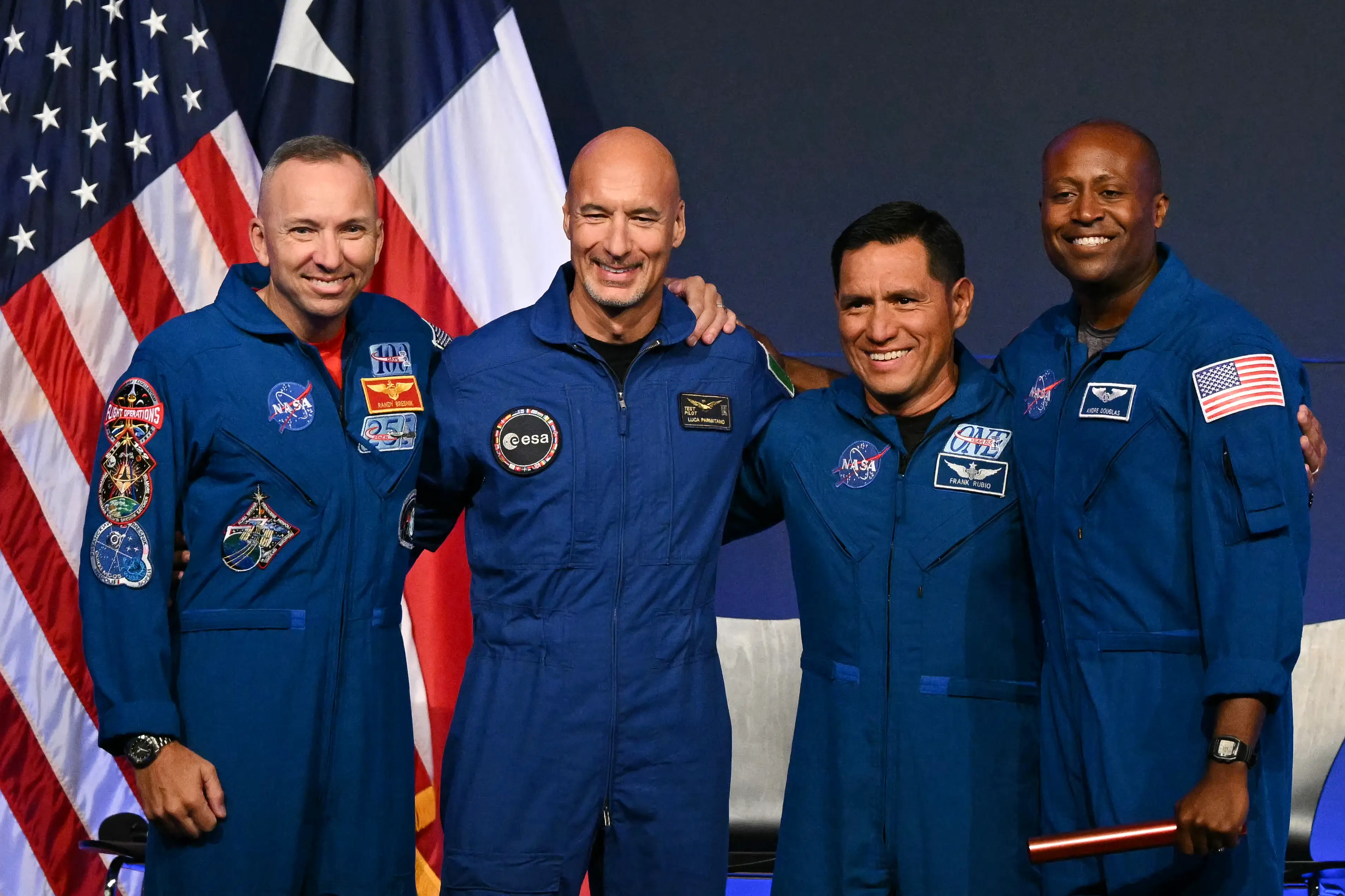 The Artemis III crew (RONALDO SCHEMIDT / AFP via Getty Images)