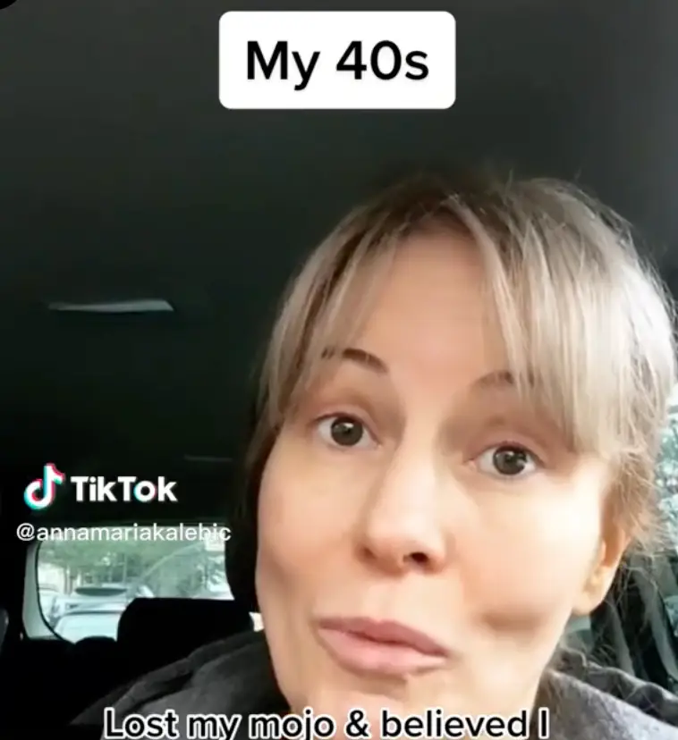 Annamaria lost confidence in her forties.