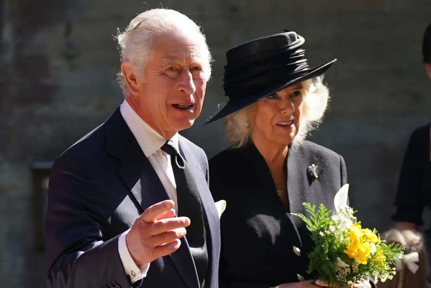 King Charles III and the Queen Consort.
