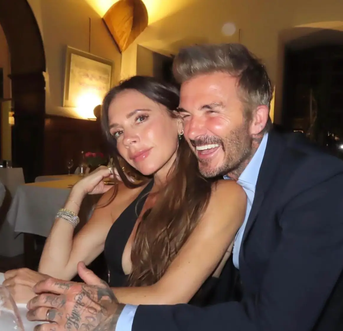 The Beckhams are celebrating their 25th wedding anniversary today (4 July). (Instagram/@victoriabeckham)