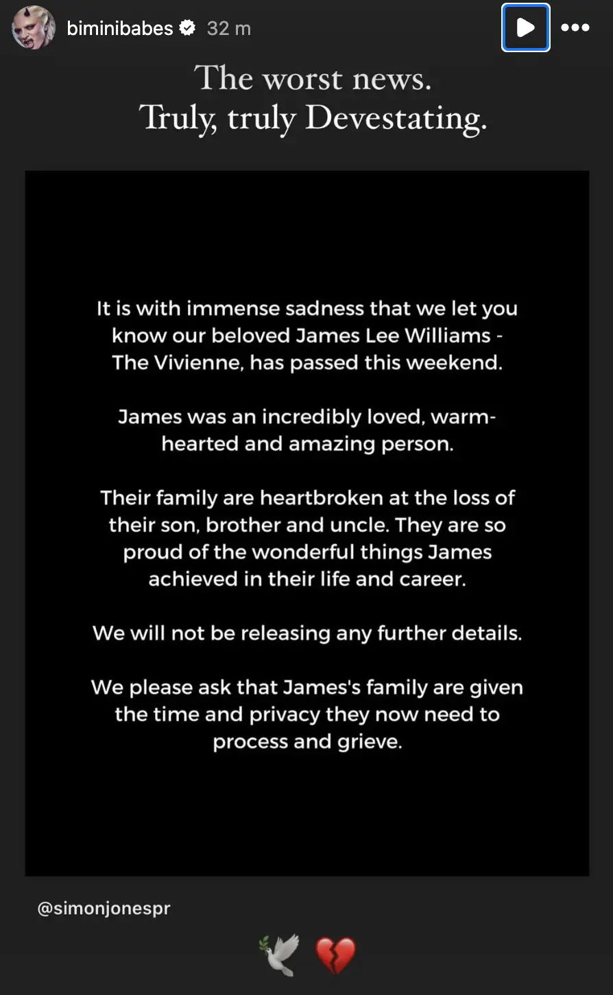 Bimini Bon Boulash was also among those to speak out (biminibabes/Instagram)