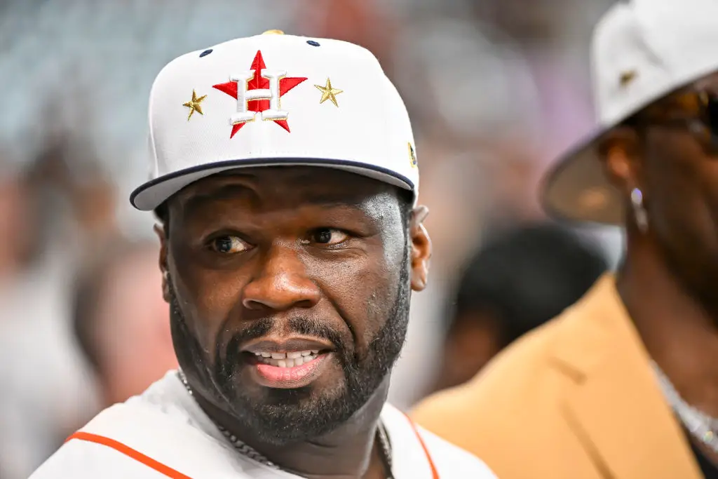 50 Cent has voiced his thoughts on the democratic socialist's tax policy (Logan Riely / Contributor / Getty Images)