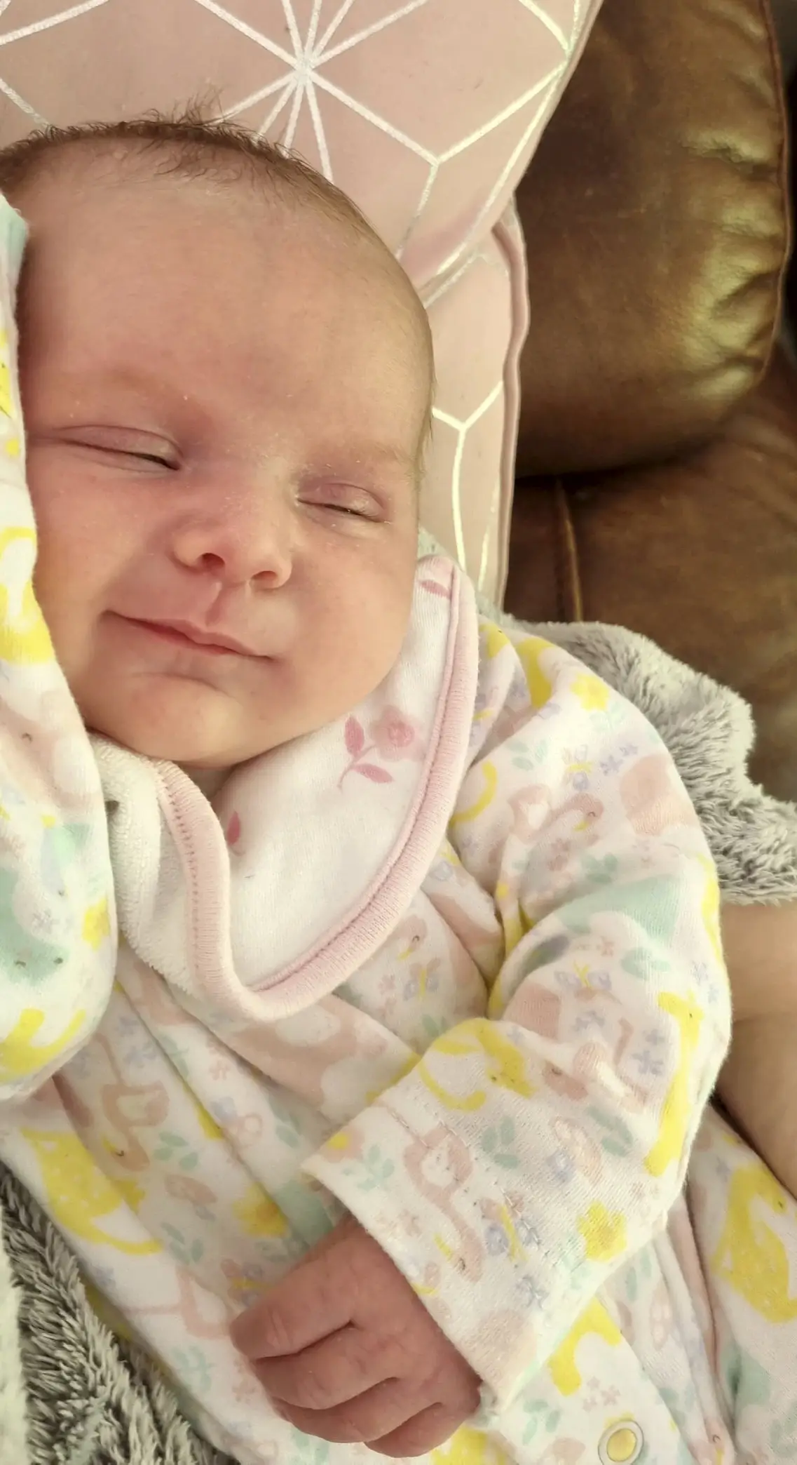 Rebecca has welcomed her 'miracle' baby.