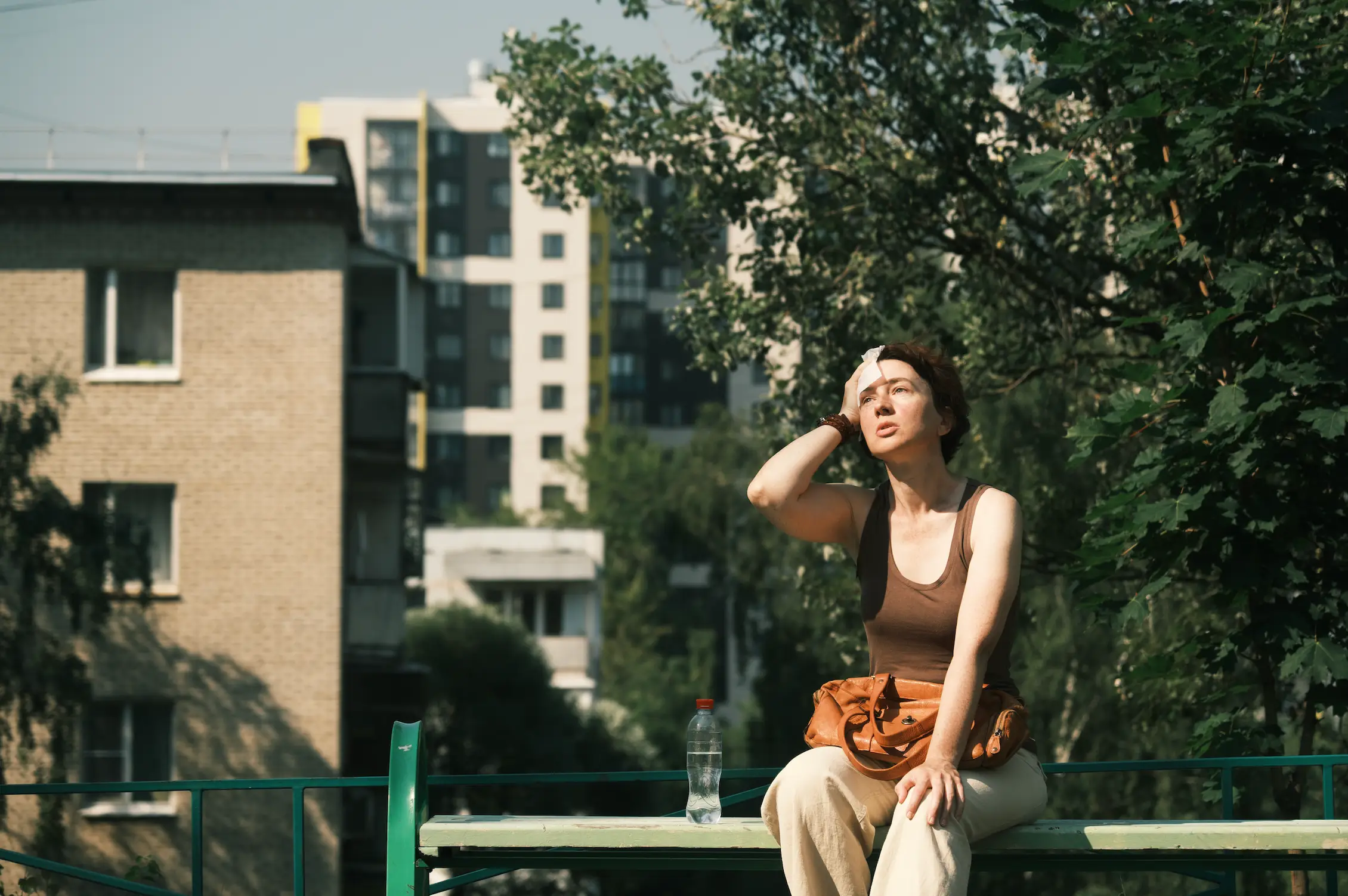 There are numerous signs of 'heat exhaustion' to look out for. (invizbk/Getty)