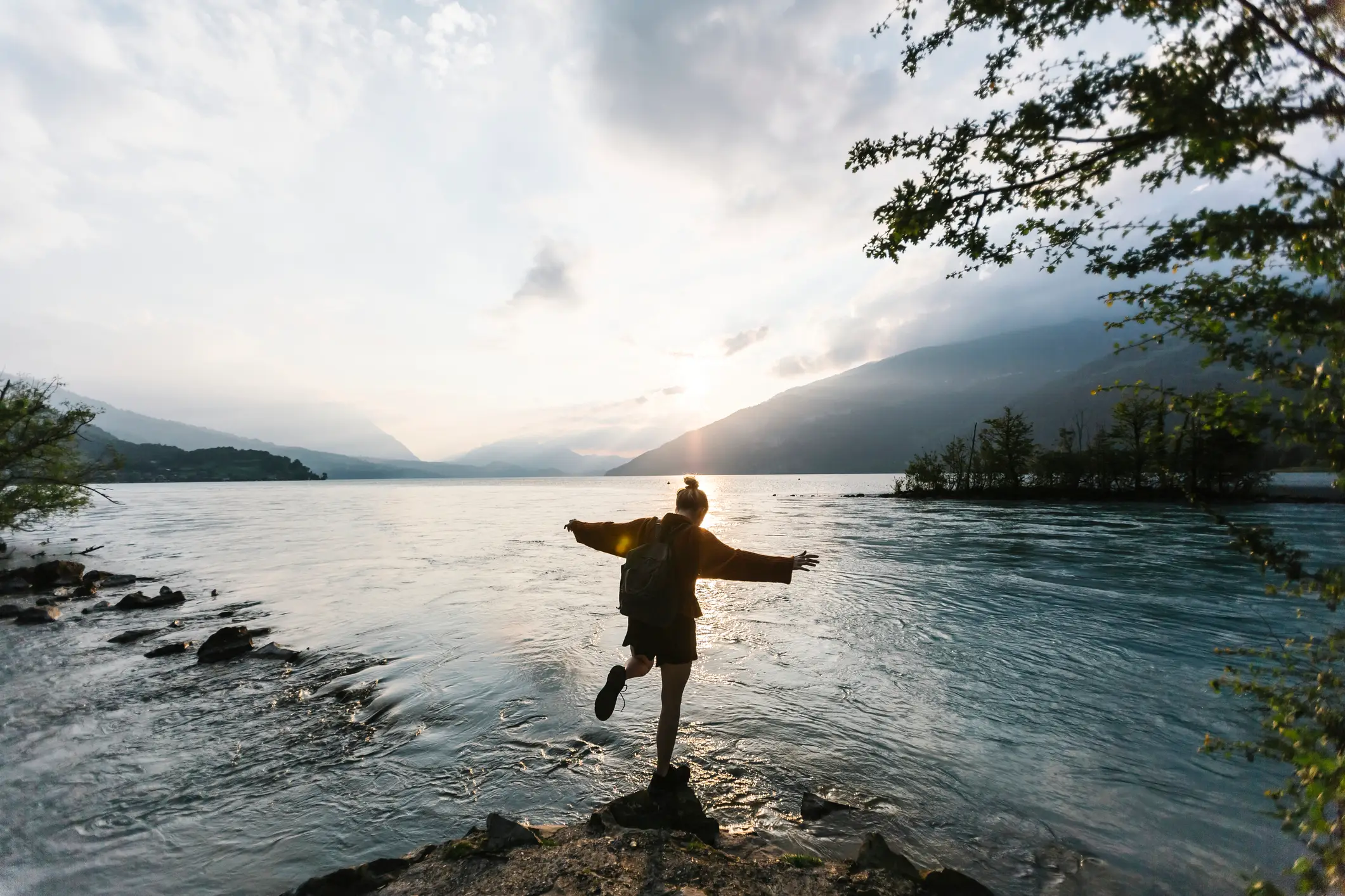 To take the test, simply attempt to balance on one leg for 10 seconds (Getty Stock Image)