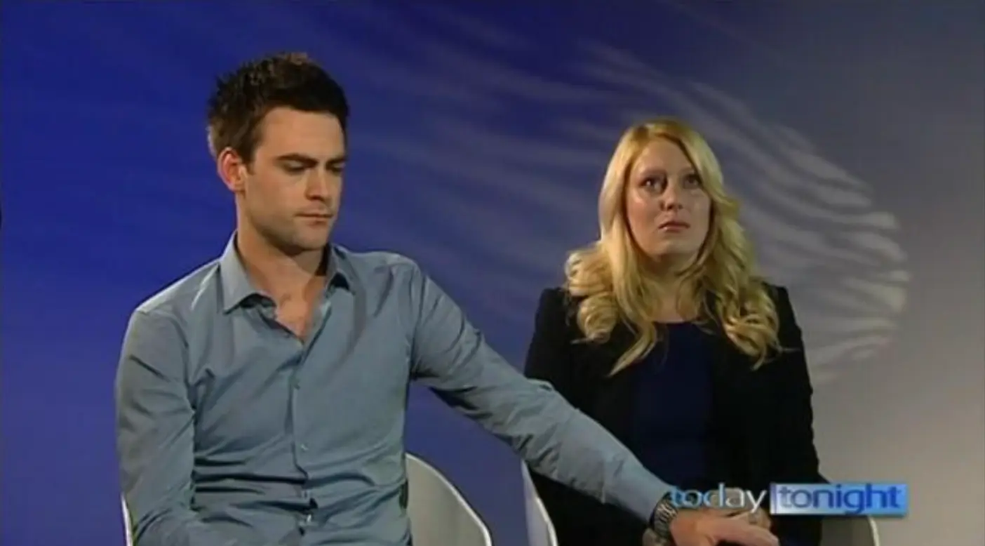 Michael Christian and Mel Greig were behind the prank call (Channel 7)