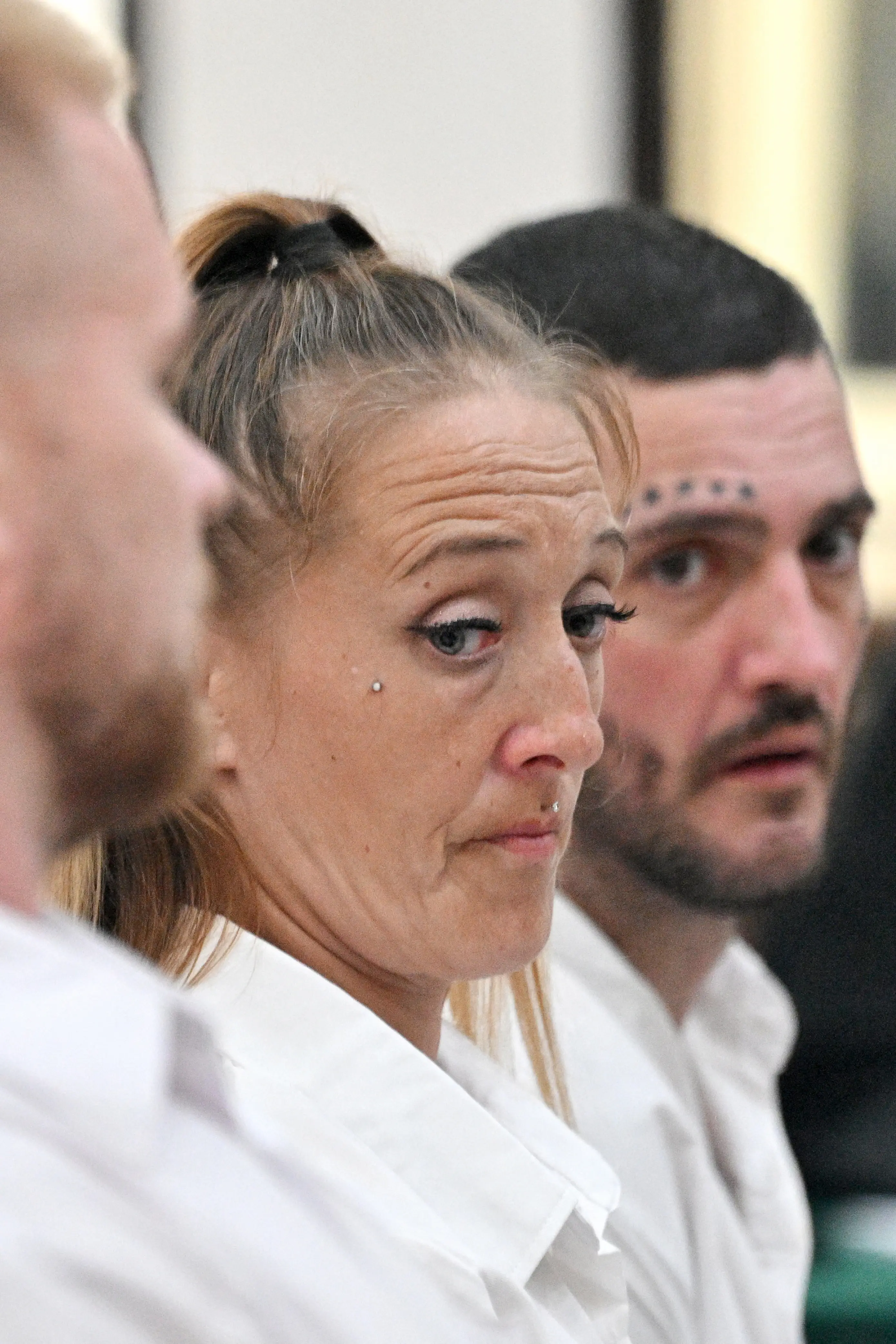 East Sussex-hailing mum-of-three, Lisa Stocker, has been arrested alongside two others after being accused of smuggling hundreds of thousands dollars worth of cocaine into Bali (SONNY TUMBELAKA/AFP via Getty Images)