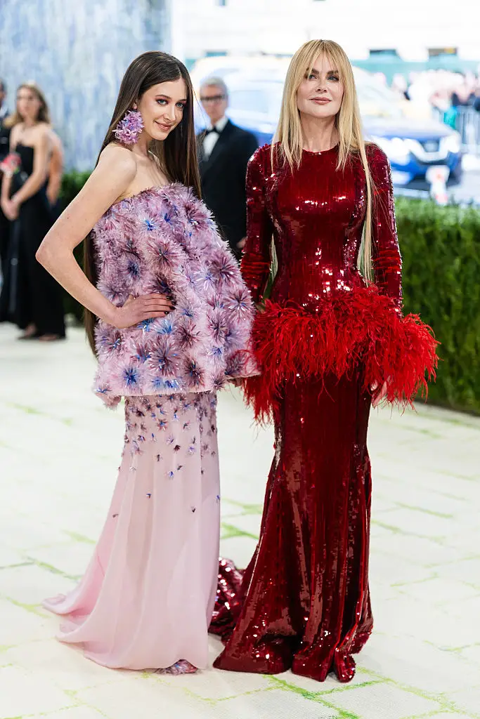 Fellow co-chair Nicole Kidman was accompanied by her 17-year-old daughter, Sunday Rose (TheStewartofNY/Getty Images)