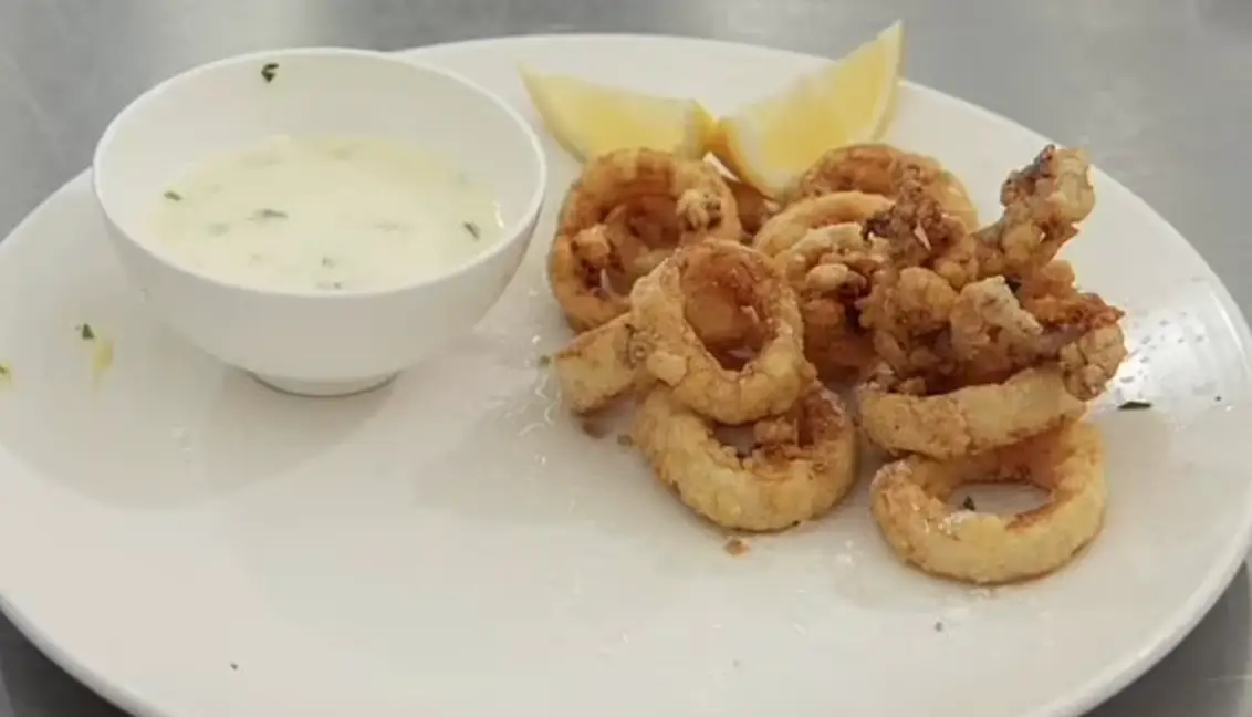 The calamari dish in question (BBC)