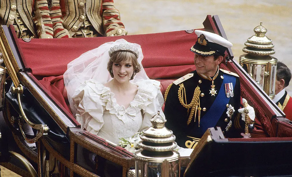 Charles and Diana wed 44 years ago (	Anwar Hussein / Contributor/ Getty Stock)