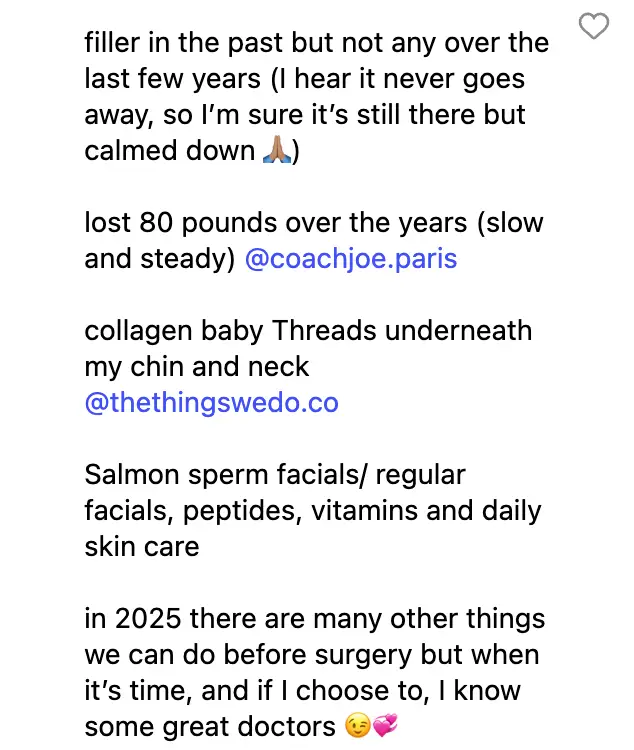 Salmon sperm facials - who would have thought? (Instagram/@khloekardashian)