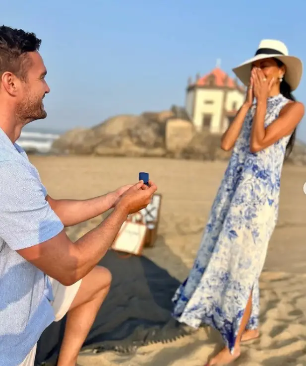 Nicole Scherzineger shared the news that her boyfriend had popped the question.