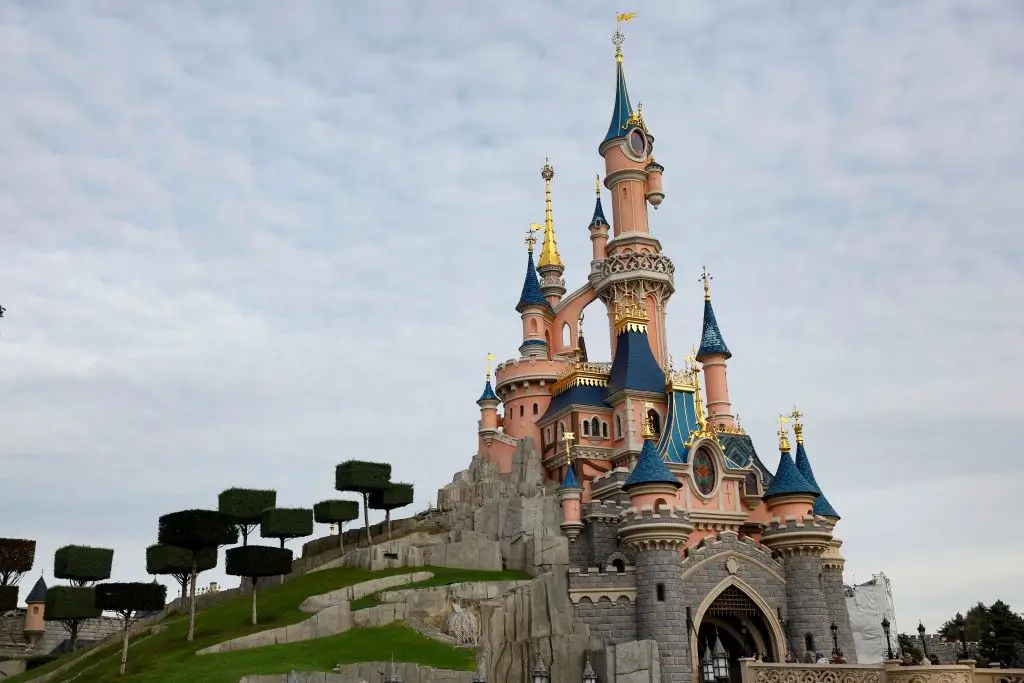 A British man was arrested at Disneyland Paris for staging a marriage to a nine-year-old girl (IAN LANGSDON/AFP via Getty Images)