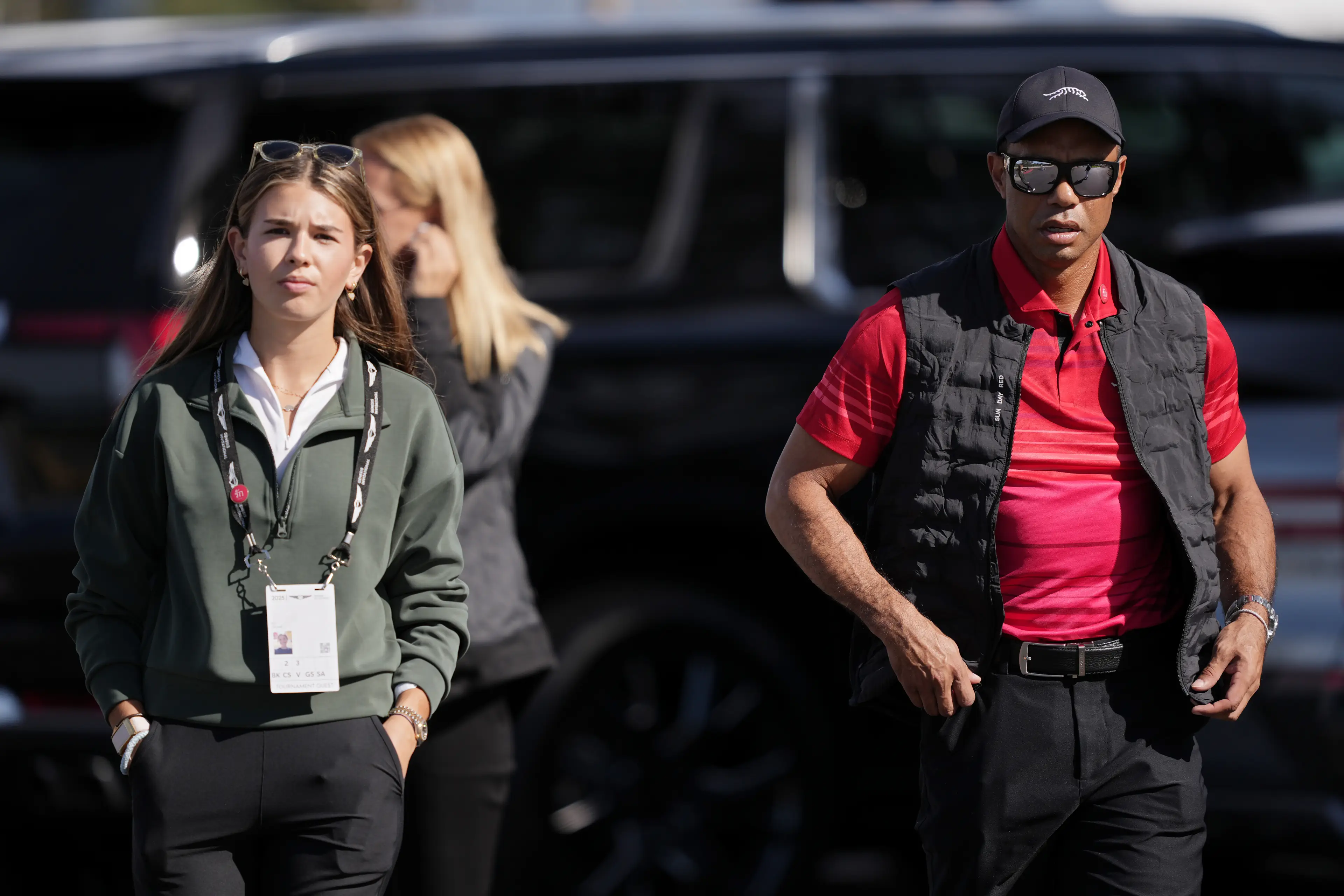 Kai likely learned a thing or two from her mother's partner, Tiger Woods (Michael Owens/Getty Images)