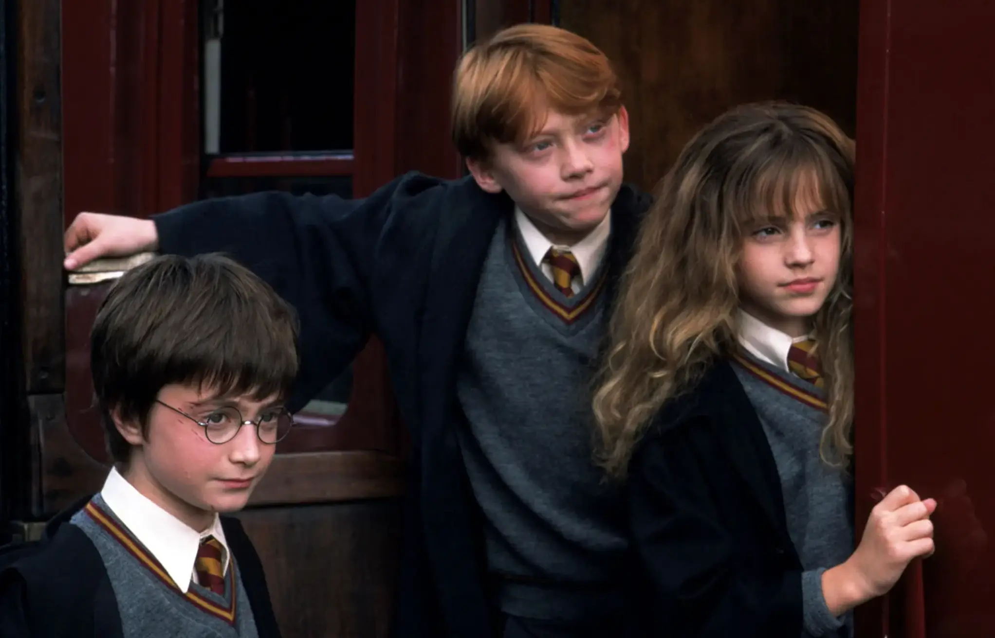 The Harry Potter film franchise made all three child actors globally famous (Warner Bros)