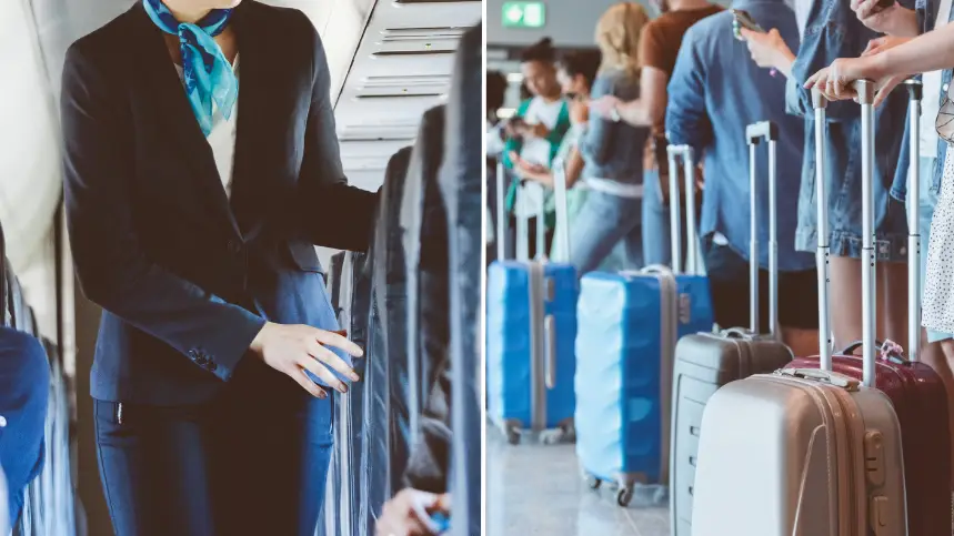 Flight attendant reveals why you should always arrive late to the airport