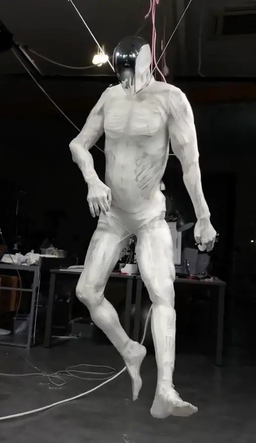 The robot was deemed 'spooky' by users.(X/@Clonerobotics)