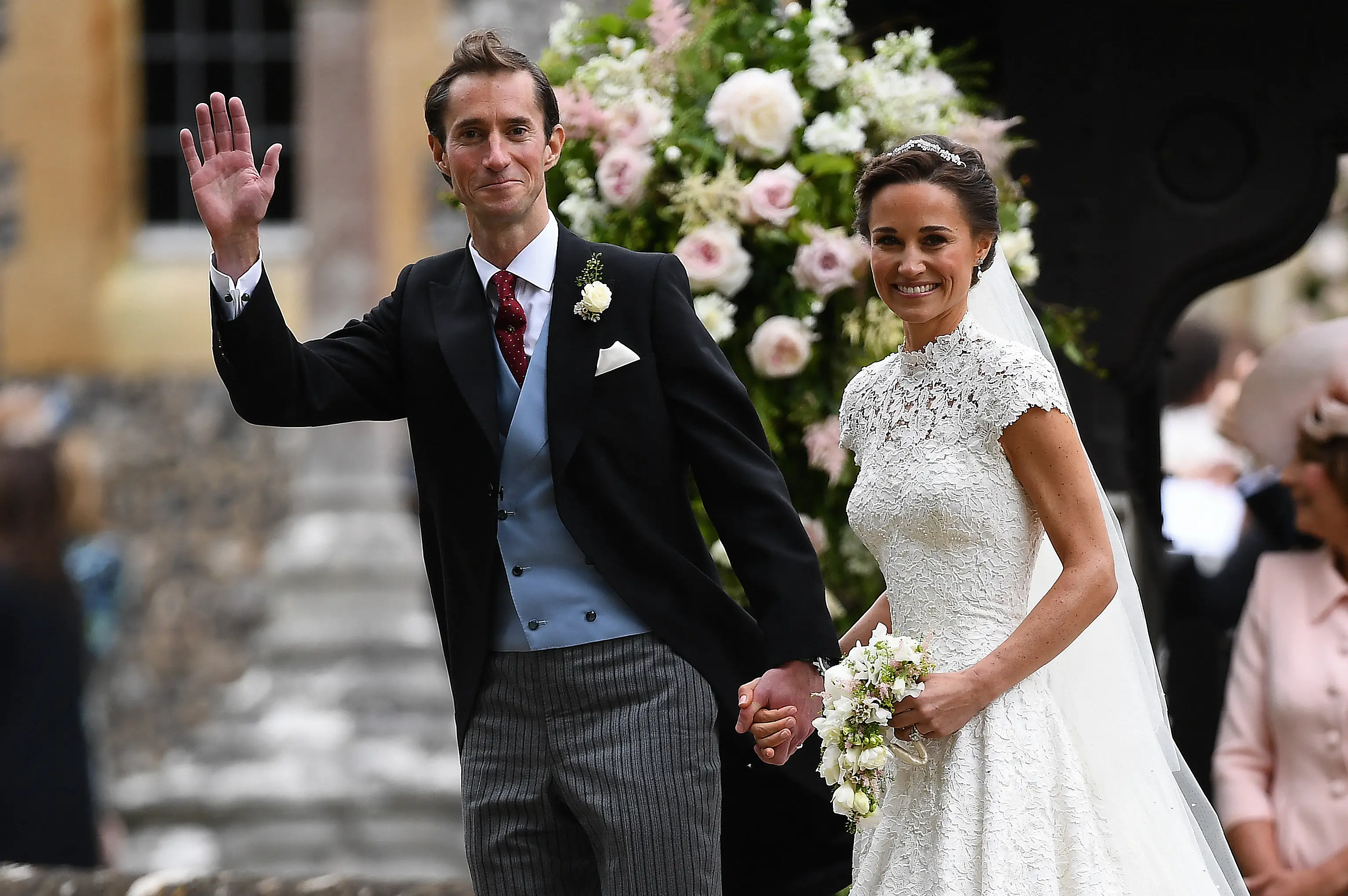 Pippa and James wed in 2017 (JUSTIN TALLIS/POOL/AFP via Getty Images)