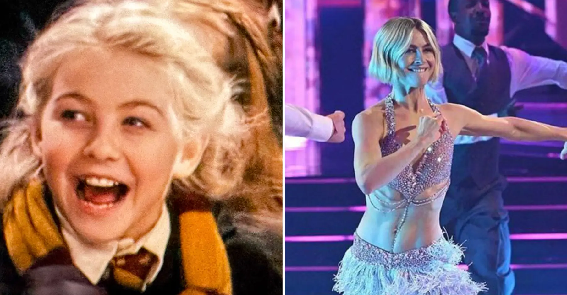 Dancer Julianne Hough appeared in Harry Potter when she was 13 (Warner Bros./ABC)