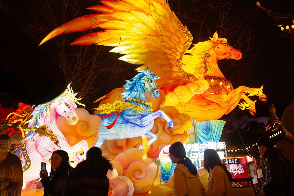 It's Lunar New Year today, bringing with it the start of the Year of the Fire Horse (NurPhoto / Contributor / Getty Images)